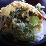 北野天満温泉 - 山菜の天婦羅