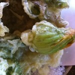 北野天満温泉 - ズッキーニの花