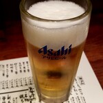 鍛冶屋 文蔵 - 生ビール：200円税込（まだ飲んでない）