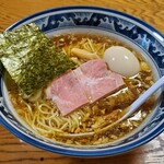麺屋お浦 - 2020/7/24 中華そば（醤油）750円・味玉100円