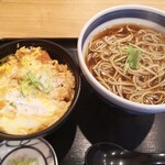 蕎麦と料理 瀬口 - カツどんセット1100円