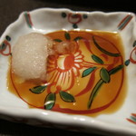 寿し 太一 - カツオ用玉ねぎすりおろし