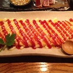 角の花 - チーズオムレツ