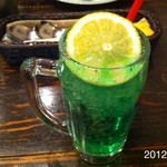 カフェドムッシュ - 2012.6.10(日)20時半 ヤングセットをアーモンドトーストで980円d(^_^o)