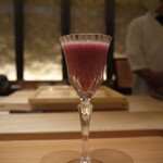 肉屋 田中 - 巨峰のジュース