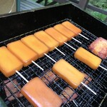 森のささやき - 料理写真:燻製チーズ や 燻製ベーコン