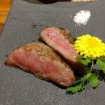 和牛 まつした - 追加単品 吟選ｽﾃｰｷ３種盛 135ｇ 8,000円税込 2020年07月