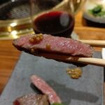 和牛 まつした - 追加単品 吟選ｽﾃｰｷ３種盛 135ｇ 8,000円税込 2020年07月