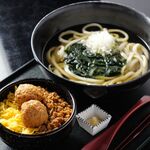 うらら - ミニ鶏そぼろとつくね丼