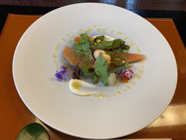 仁木家 お箸で食べる蕎麦とフレンチ 三田本町 フレンチ 食べログ