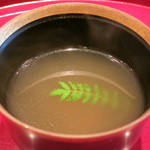 大喜久 - 鱧しゃぶの出汁スープ