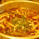 元祖もつ鍋 博多屋 - 〆はちゃんぽん麺