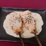 salmon white wine sauce