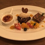 Plus Veganique JIYUGAOKA - プラス800円のデザート三点盛り合わせ