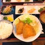 Gohan Ya Hana Fuusen - アジフライ定食