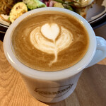 ハイファイブコーヒースタンド - ラテHOT →オールディーズグッディーズのモーニング(¥1,000)