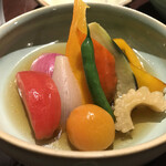 樋川 - 彩り野菜の炊き合わせ
