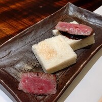 焼肉エクセレント 銀座店 - 『銘柄牛サーロインの瞬間スモークサンド』