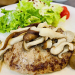 キッチン サカ - 『和風きのこハンバーグ150g』税込900円