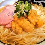 中華そば 笹生 - 冷たい雲丹そば