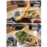 Tempura Fuji - 上  海老
      下  鶏ムネ身の大葉巻