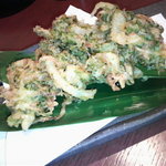 人有喜 蔵 - 菜の花と海老のかき揚げ