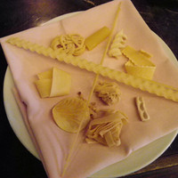Ristorante IL FIGO INGORDO - パスタの見本。ここの名物の一つ