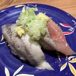 Kaitenzushi Misaki - イワシ190円(税別)