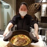 銀座 大石 - のどぐろのバーミキュラーリゾット ブイヤベース風