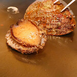 鉄板 かや乃 - アワビ