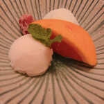 鉄板 かや乃 - 最後のデザート