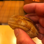 鮨駒 - 穴子が出るとそろそろ一通り終了の合図で、
      切なくなりますね、、、