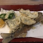 二笑庵 - 鮎の天麩羅