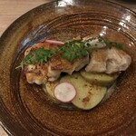 二笑庵 - 鶏の山椒焼き