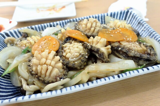 アワビづくしでシメ By Vicky5656 あわび村 鶴橋 魚介料理 海鮮料理 食べログ