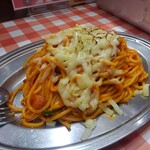 スパゲッティーのパンチョ - ナポリタン(大盛500g)＋（＠ＬＩＮＥクーポン利用 チーズ） 720円(税込)