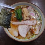 白河手打中華そば 若葉 - ワンタン焼豚メン(大盛) 1,180円