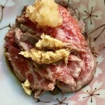 肉のまえかわ - 牛タタキ