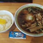まるたか - 尾道ラーメンセット (税込)700円 ※ピンボケ申し訳ないです(2020.07.25)