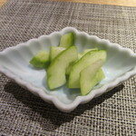 Suzukino - 添えの「白瓜の塩漬け」