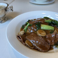 中国料理 古稀殿 - 牛肉オイスター飯(もう少し締まった名前だった気もする)