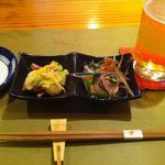 睦月処　穂寿美 - 洋風・和風2種付き出し