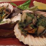 睦月処　穂寿美 - 長太郎貝バター焼き