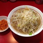 千里眼 - ラーメン麺130g ニンニクカラメアブラカラアゲ別で 680円 