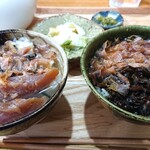 かつお茶屋 - 出汁をかけた後の様子