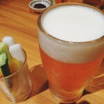 Ooichou - 生ビールと野菜スティック