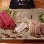 Shintomi Zushi - 刺身盛り合わせ 1,800円