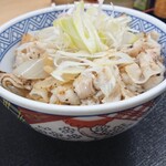 吉野家 - ネギ塩豚丼(並)468円
