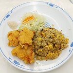 餃子の王将 - 焼飯と唐揚げ