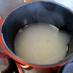 手打ちそば処 空 - 蕎麦湯はそのままでも美味！